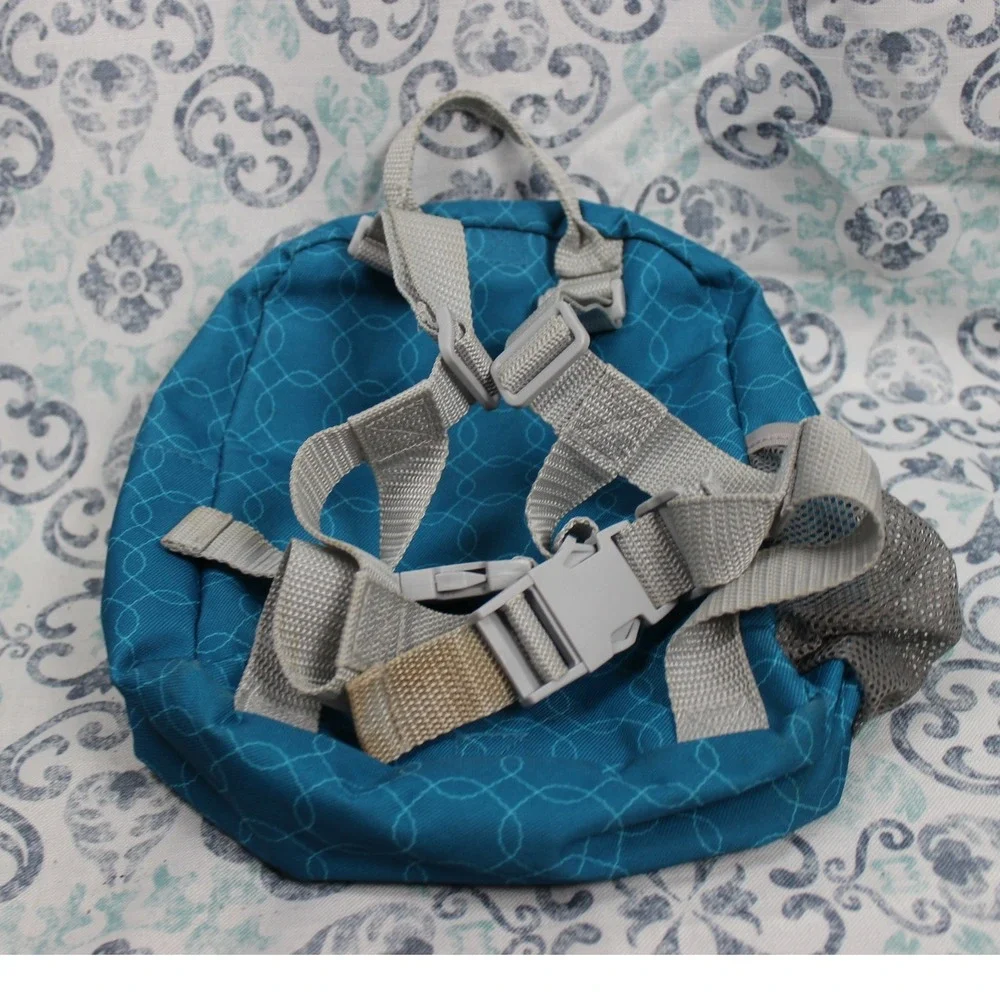 Eddie Bauer Mini Small Blue Stowaway Backpack‎ 12X8